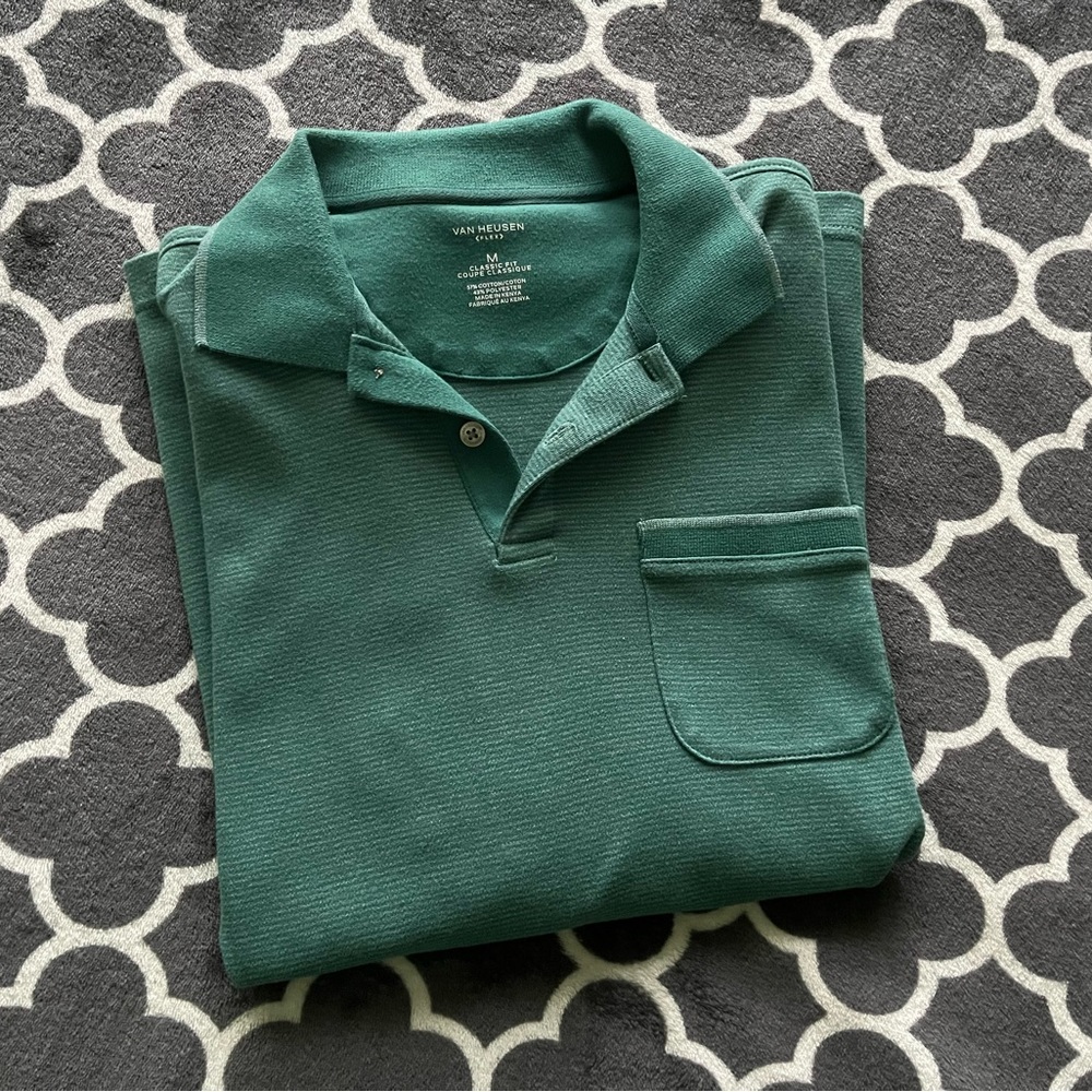 Van Heusen Long Sleeve Polo